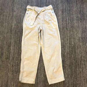 Free People Pleated and Belted Trouser Pants, Size 2